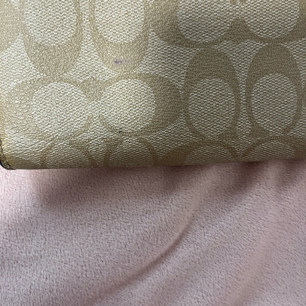 Coach Black, Tan, and Cream Women's Vintage Wallet - Picture 4 of 6
